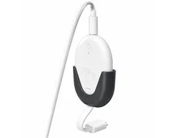 Support Google Chromecast 4 Noir – Support Mural Chromecast avec Google TV – Accessoire Chromecast – Solution de Gestion des Câbles – Fixation TV Sans Perçage – Fixation Solide – Design Compact & Minimaliste – Ajustement Parfait