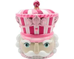 December Diamonds - nutcracker cookie jar - notenkraker - pink - koekjespot - kerst - kerst decoratie
