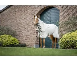 Horseware Eczeemdeken Rambo Sweet Itch Hoody Full Neck Beige - 125/175