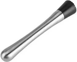 Stainless Steel Cocktail Muddler Masher Fruit Mixer for Crushing Mint and Fruit Essential Bartender Tool for Mojitos and Fruit