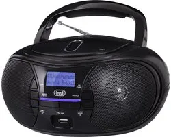 Trevi CMP 581 - Draagbare DAB-Radio, FM, CD, USB, AUX, Zwart