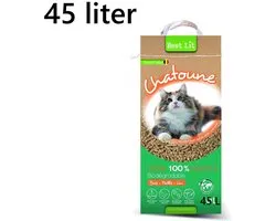 Chatoune kattenbakvulling 45 liter - biologisch afbreekbaar - 100% natuurlijk - absorptie 200% - kleeft niet - bescherm onze planeet