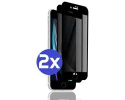 ArmorDrop Privacy Screenprotector Geschikt Voor iPhone SE 2022 / 8 / 7 - Gehard Glas - 2 Stuks