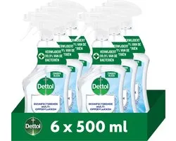 6 x Dettol Hygienic Multi Cleaner Spray - Spray nettoyant tout usage - 6 x 500 ml