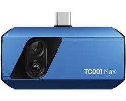 Topdon TC001 MAX - Caméra thermique - Résolution IR 512x384 - Compatible IOS/Android/Windows - Connexion USB-C - Caméra double