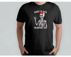 Ready To Rock Valentines Day - T Shirt - ValentineVibes - Funny - CupidLove - RomanticDay - ValentijnVibes - CupidoLiefde - RomantischeDag