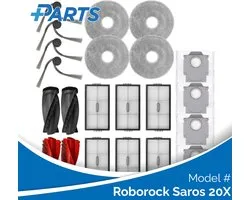 Ensemble d'entretien Roborock Saros 20X (Alternative Plus.Parts® pour 8.02.0388)