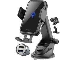 iSetchi car phone holder with wireless charging, 15W