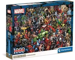 Clementoni - Puzzel - 1000 Stukjes - Marvel Universe - Puzzel Voor Volwassenen - Special Series License