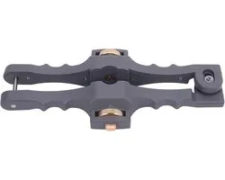 Goshyda Striptang voor Glasvezelkabel, Verstelbare Gepantserde Kabelschaar met Nauwkeurige Dieptecontrole, Stripper in de Lengterichting voor Kabels van 10-25 Mm, Aluminiumlegering, Ergonomische