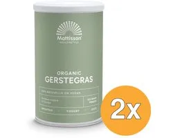 2x Mattisson Gerstegras Barleygrass Europa Bio (125 gr)