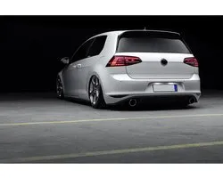 Speed-Tech Achterruitenwisserafdekking van glas, glazen stoppen voor Golf 4-8 en variant, zwart gecoat, CNC-gefreesd, gepolijste randen