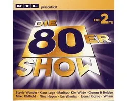 RTL Die 80er Show 2 - Beste Hits van de 80's - Dubbel Cd - Nena, Udo Lindenberg, Trio, Dof, Mike Oldfield, The Cure, Men at work, Stevie Wonder, Inxs