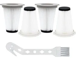 Filters voor Einhell TE-SV 18 Li - wasbaar vouwfilter vervangingsfilter voor accustofzuiger met lange houdbaarheid, incl. reinigingsborstel, geschikt voor model 2347180 (4)