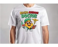 Nacho Everage Doctor - T Shirt - Funny - Sarcasm - VrolijkKerstfeest - Kerstmis - Grappig - Sarcasme - Gift - Cadeau - GoodVibes - Vibes