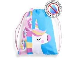 Denokids CFF-26Y1-141 Pink Girls Beach Backpack Bag Unicorn Printed STD