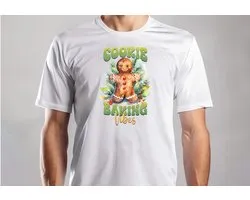 Cookie Baking Vibes - T Shirt - MerryChristmas - ChristmasVibes - Funny - Sarcasm - VrolijkKerstfeest - Kerstmis - Grappig - Sarcasme
