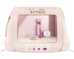 Venus Set ComfortGlide Spa Breeze Mesje + Navulmesje + Reishoes + Etui