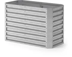 Vicco Composteerbak Garten, Zilver, 120 x 60 cm