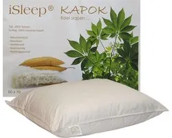 iSleep Kapok Hoofdkussen - 100% Kapok (1100 gram) - 60x70 cm