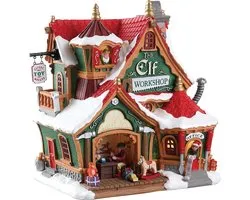 Lemax Kerstdorp The Elf Workshop - Met verlichting