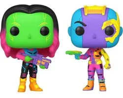 Funko Pop! Marvel Guardians of the Galaxy Vol. 2 - Gamora & Nebula Blacklight 2-Pack