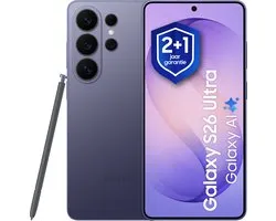 Samsung Galaxy S26 Ultra - Smartphone - 512GB - Cobalt Violet + 1 jaar extra garantie