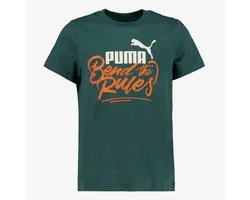 Puma Mid90s kinder sport T-shirt groen - Maat 176