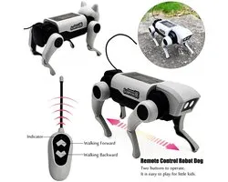 Namajunas-Robot-Hond-DIY-Robot-Hond-Maak-je-eigen-Robot-Hond-Robot-Puppy-Robot-speelgoed-Bestuurbare-Hond-Speelgoed-Kinderen-Educatief-speelgoed-Met-Een-kattenkop-accessoire-Met-Afstandsbediening-Sensorisch-Logisch-Denken-STEM-Cadeau-Duurzaam-Thuis