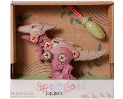 Speelgoedtopdeals - BIOplastic Dino Pterodactylus - Educatief Speelgoed – Demonteerbaar met schroevendraaier