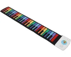Keenso Portable Roll Up Keyboard Piano 47 Timbre MP3 Player Headphones Jack Electronic Piano Keyboard Kid's Toy