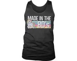 My Little Pony Made In The 80'S Tank Top Black-L