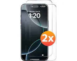Protecteur d'écran - Convient pour iPhone Pro Max Protecteur d'écran en Tempered Glass - 2 pièces Extra Strong - verre de protection