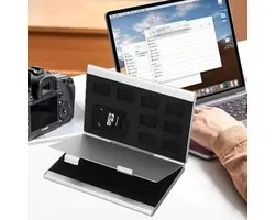 Support de carte Micro SD en aluminium I Sac Micro SD I Étui pour carte micro SD I Support de carte mémoire I 24 x Micro SD