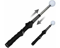 Ryoudavell - Telescopische Golf Swing Trainer Stick - Verstelbare Golf Training Aid voor Ritme, Kracht en Houding - Golf Accessoire met Ergonomische Handgreep voor Binnen en Buiten