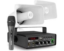 Système de sonorisation de voiture - Power Dynamics - avec 2 haut-parleurs et Bluetooth - 30W - 12V