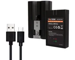 Voltière Batterij geschikt voor Ring 5200 mAh - Geschikt voor Ring 2/3/3+/4, Stick-up & Spotlight-batterijen