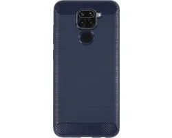Coque souple BMAX Carbon pour Xiaomi Redmi Note 9 / Coque soft / Coque de téléphone / BMAX de protection / Protection de téléphone - Blauw