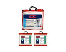 Vente-unique Pack DODO anti-transpirant dekbed 220x240cm + 2 hoofdkussens 60x60cm verkoelend effect