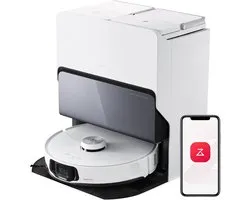 Roborock S8 MaxV Ultra - Robotstofzuiger - Combi Wit