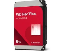 Western Digital Red Plus - Interne harde schijf - NAS HDD - 256MB Cache - 6 TB