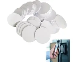 NFC Tag Stickers - Programmable NFC Cards - Compatible with Alle NFC-Technologie Smartphones - 504 Byte Geheugen - Pack van 20