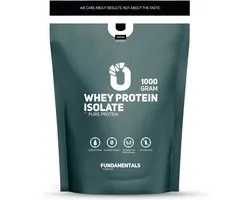 Fundamentals Whey Protein Isolate - 1000g - Shake protéiné - Protéine en poudre - Sans lactose - Sans colorant / saveur