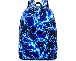 Sac à dos d'école Garçons , École primaire, intermédiaire, sac d'école éclair, ordinateur portable, jeunesse, imperméable, léger, 17 pouces, Blauw, sac à dos de voyage