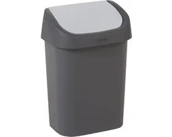 Poubelle Allibert 'Mistral Swing' anthracite 10 L.