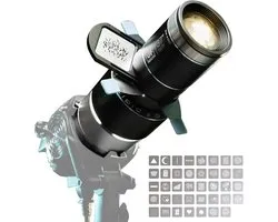 DF DIGITALFOTO Optical Snoot Bowens Mount Gobo Projector, with 39 Gobos, Projection Mount for Photography Spotlight - ShopVlot