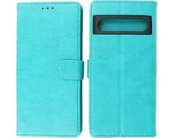 Google Pixel 7 Pro Hoesje Book Case Portemonnee Telefoonhoesje - Groen