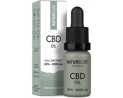 Nature Cure CBD-olie 20% - 2000 mg- Full Spectrum  10 ml