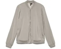 Vero Moda Gilet Vmcoco L/s Bomber Ga Noos 10245734 Silver Lining Taille Femme - M