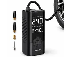 Gatson Luchtcompressor - Bandenpomp - Powerbank - Voor Auto, Motor, Fiets, Bal en Luchtbed - Compressor - Elektrische Fietspomp - Luchtpomp